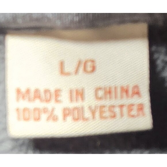 Tommy Bahama Mens Size Large Zip Up Fleece Jacket Black High Neck Pockets - Picture 10 of 14